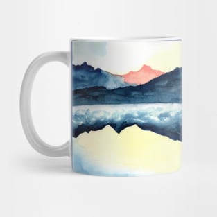 Mountains are calling watercolor Mug